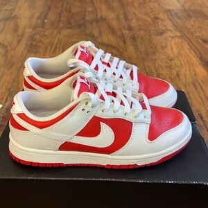 Red/White Nike Dunks